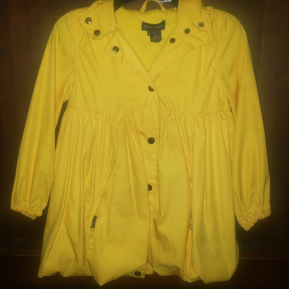 Girls Ralph Lauren waterproof swing jacket